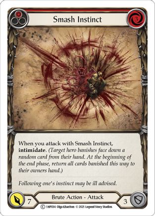 Smash Instinct (Red) [1HP034] (History Pack 1)