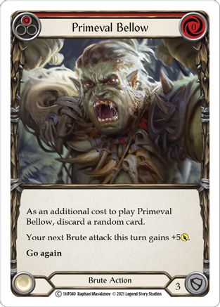 Primeval Bellow (Red) [1HP040] (History Pack 1)