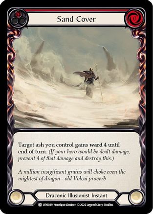 Sand Cover (Red) [UPR039] (Uprising)  Rainbow Foil