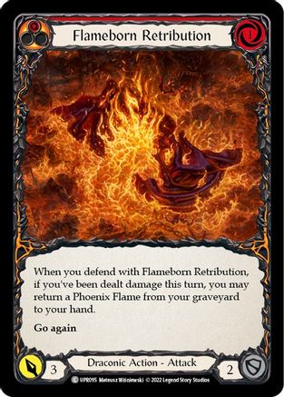 Flameborn Retribution [UPR095] (Uprising)  Rainbow Foil