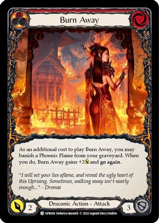 Burn Away [UPR094] (Uprising)  Rainbow Foil