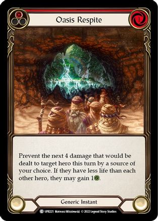 Oasis Respite (Red) [UPR221] (Uprising)  Rainbow Foil
