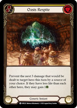 Oasis Respite (Yellow) [UPR222] (Uprising)  Rainbow Foil
