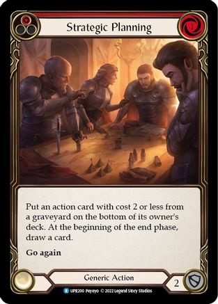 Strategic Planning (Red) [UPR200] (Uprising)  Rainbow Foil