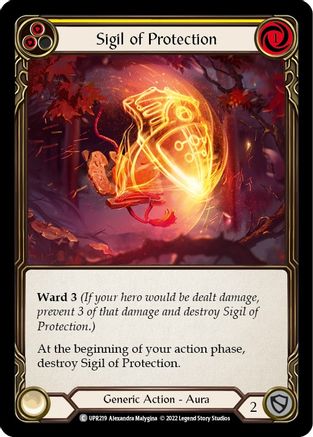 Sigil of Protection (Yellow) [UPR219] (Uprising)  Rainbow Foil