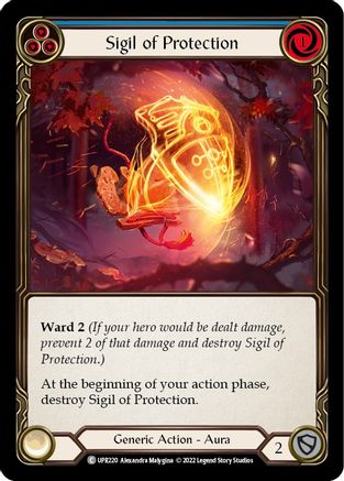 Sigil of Protection (Blue) [UPR220] (Uprising)  Rainbow Foil