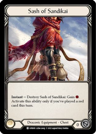 Sash of Sandikai [UPR085] (Uprising)  Rainbow Foil