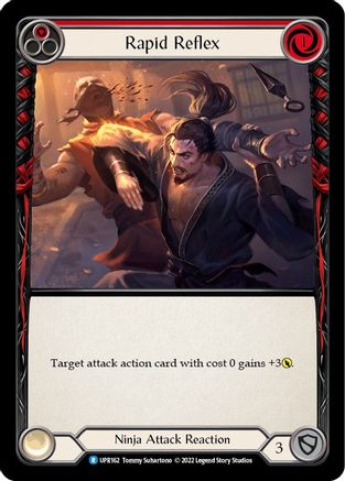 Rapid Reflex (Red) [UPR162] (Uprising)  Rainbow Foil