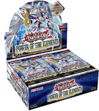 YuGiOh! Power Of The Elements Booster Box Unlimited Edition