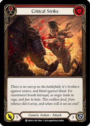 Critical Strike [DRO023] (Uprising Dromai Blitz Deck)