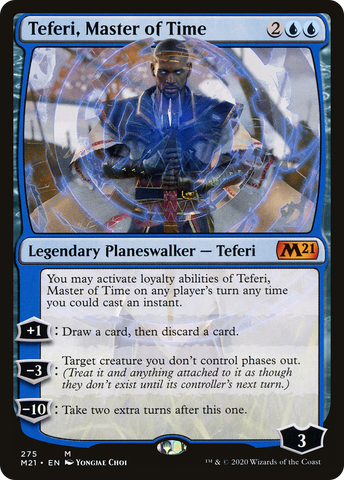 Teferi, Master of Time [Core Set 2021 Prerelease Promos]