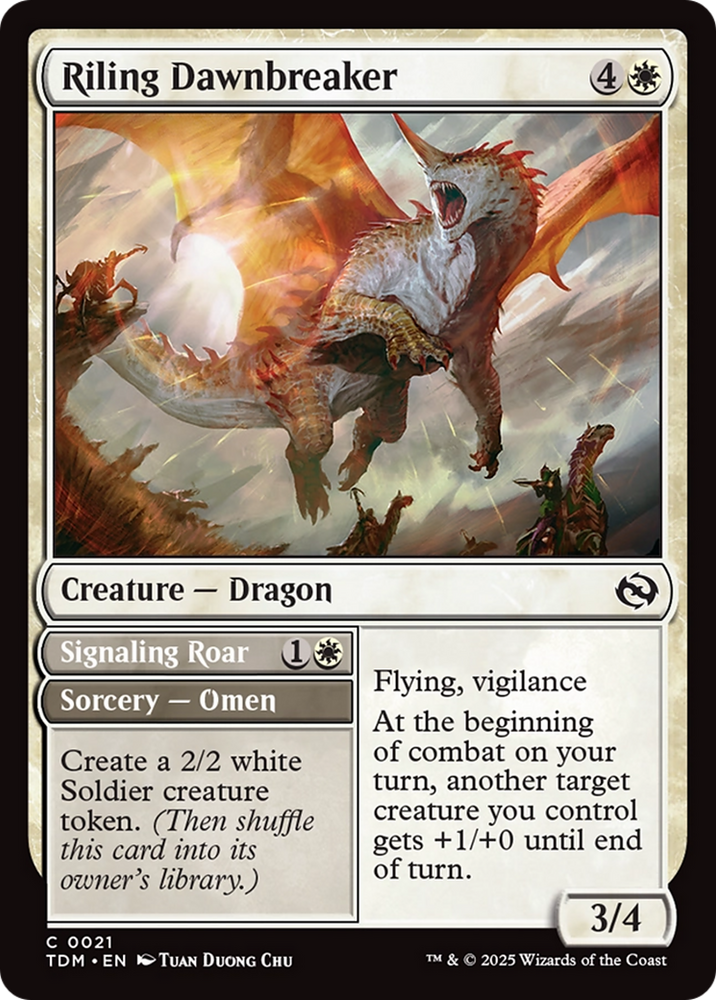 Riling Dawnbreaker [Tarkir: Dragonstorm]