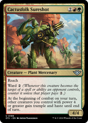 Cactusfolk Sureshot [Outlaws of Thunder Junction]