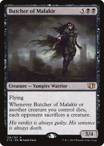 Butcher of Malakir [Commander 2014]