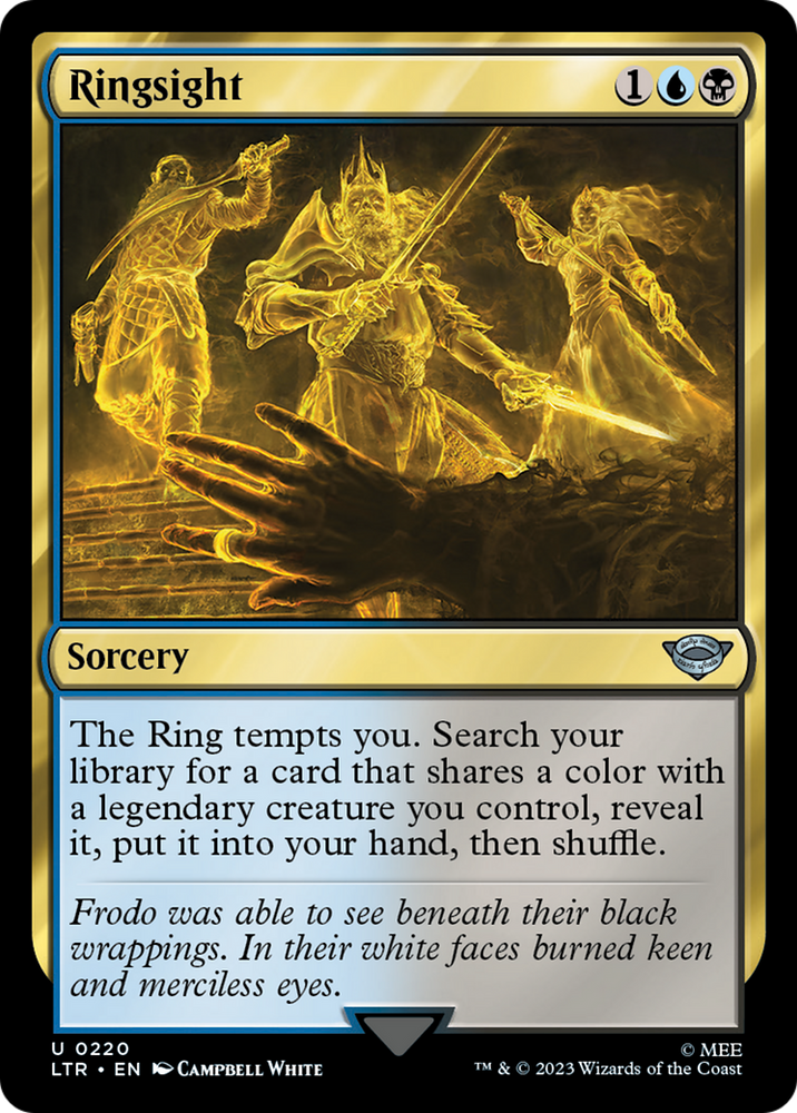 Ringsight [The Lord of the Rings: Tales of Middle-Earth]