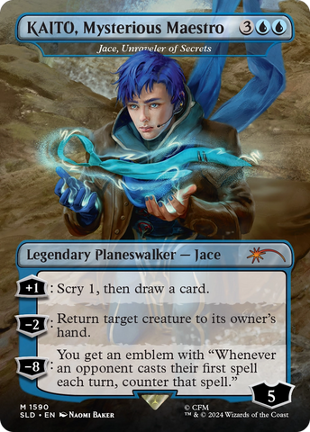 KAITO, Mysterious Maestro - Jace, Unraveler of Secrets (Japanese) [Secret Lair Drop Series]