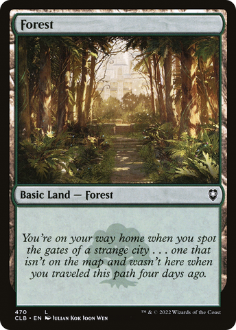 Forest (470) [Commander Legends: Battle for Baldur's Gate]