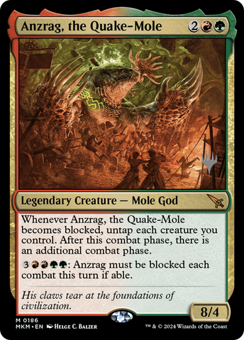 Anzrag, the Quake-Mole (Promo Pack) [Murders at Karlov Manor Promos]