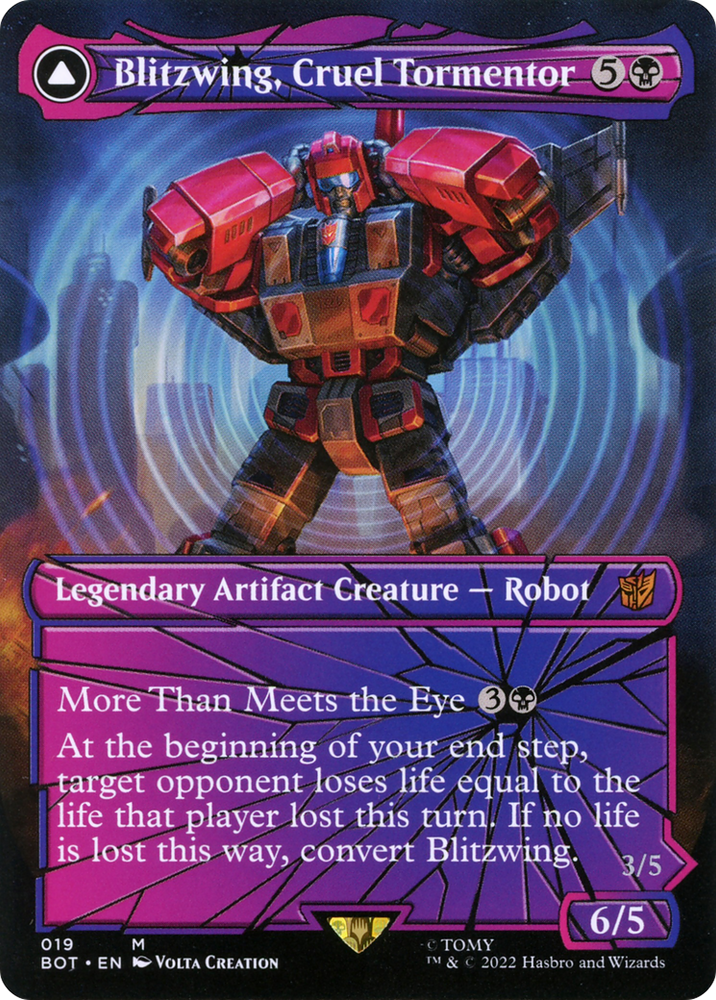 Blitzwing, Cruel Tormentor // Blitzwing, Adaptive Assailant (Shattered Glass) [Transformers]