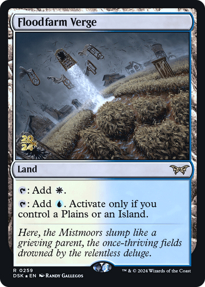 Floodfarm Verge [Duskmourn: House of Horror Prerelease Promos]