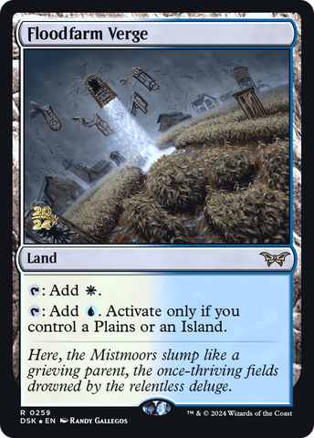 Floodfarm Verge [Duskmourn: House of Horror Prerelease Promos]