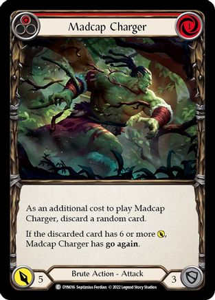 Madcap Charger (Red) [DYN016] (Dynasty)  Rainbow Foil