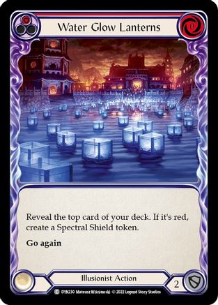 Water Glow Lanterns (Red) [DYN230] (Dynasty)  Rainbow Foil