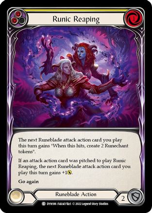 Runic Reaping (Yellow) [DYN186] (Dynasty)