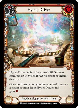 Hyper Driver (Red) [DYN110] (Dynasty)  Cold Foil