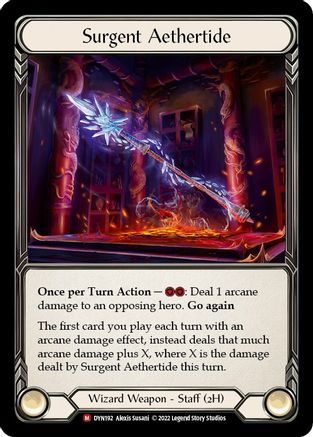 Surgent Aethertide [DYN192] (Dynasty)  Rainbow Foil