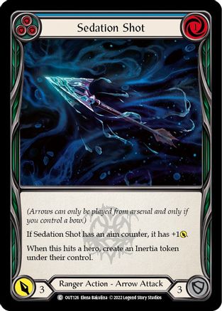 Sedation Shot (Blue) [OUT126] (Outsiders)  Rainbow Foil