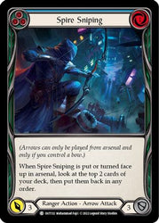 Spire Sniping (Blue) [OUT132] (Outsiders)  Rainbow Foil
