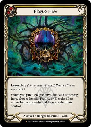 Plague Hive [OUT000] (Outsiders)  Rainbow Foil