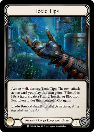 Toxic Tips [OUT158] (Outsiders)  Rainbow Foil