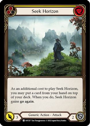 Seek Horizon (Yellow) [OUT217] (Outsiders)