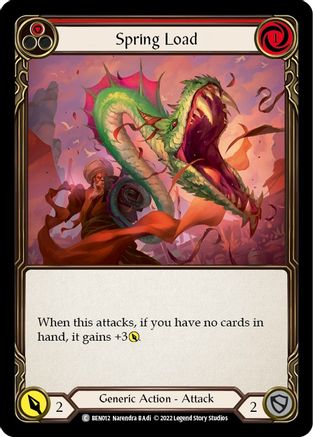Spring Load (Red) [BEN012] (Outsiders Benji Blitz Deck)