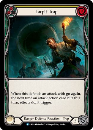 Tarpit Trap (Yellow) [RIP013] (Outsiders Riptide Blitz Deck)
