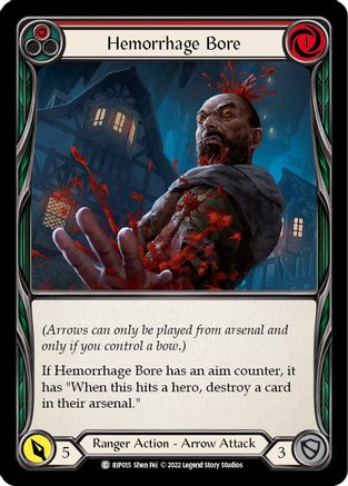 Hemorrhage Bore (Red) [RIP015] (Outsiders Riptide Blitz Deck)