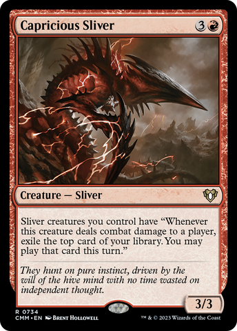 Capricious Sliver [Commander Masters]