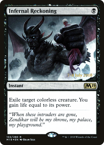 Infernal Reckoning [Core Set 2019 Prerelease Promos]