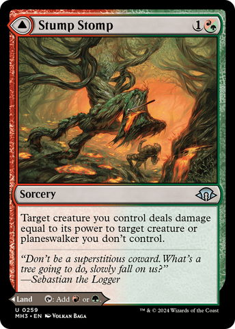 Stump Stomp // Burnwillow Clearing [Modern Horizons 3]