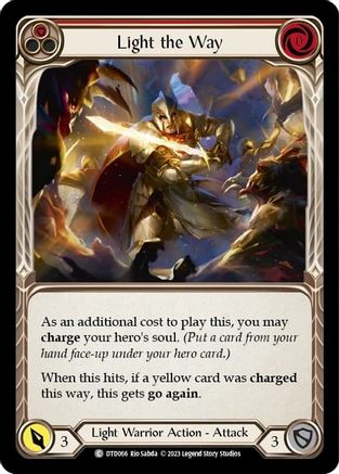 Light the Way (Red) [DTD066] (Dusk Till Dawn)  Rainbow Foil