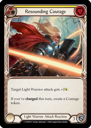Resounding Courage (Yellow) [DTD070] (Dusk Till Dawn)