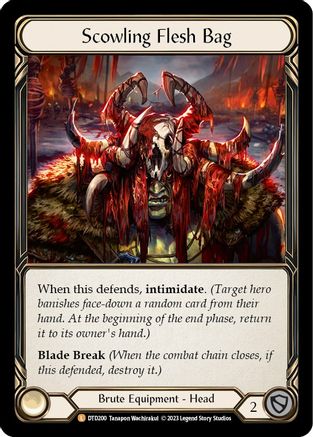 Scowling Flesh Bag [DTD200] (Dusk Till Dawn)  Cold Foil