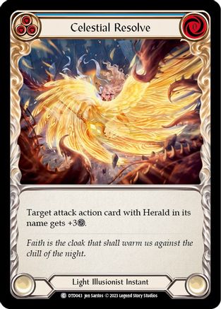 Celestial Resolve (Blue) [DTD043] (Dusk Till Dawn)