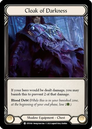 Cloak of Darkness [DTD166] (Dusk Till Dawn)  Cold Foil