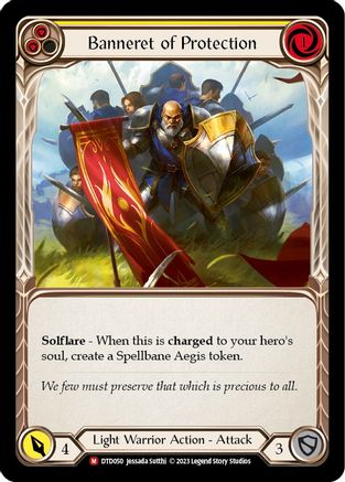 Banneret of Protection [DTD050] (Dusk Till Dawn)  Rainbow Foil