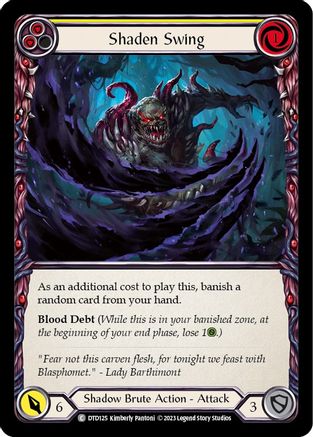 Shaden Swing (Yellow) [DTD125] (Dusk Till Dawn)  Rainbow Foil