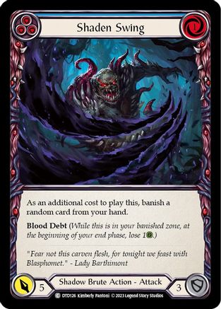 Shaden Swing (Blue) [DTD126] (Dusk Till Dawn)  Rainbow Foil