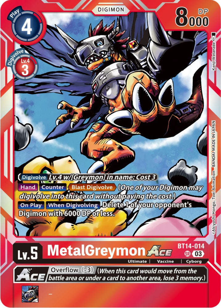MetalGreymon Ace (BT14-014 SR) [BT14]
